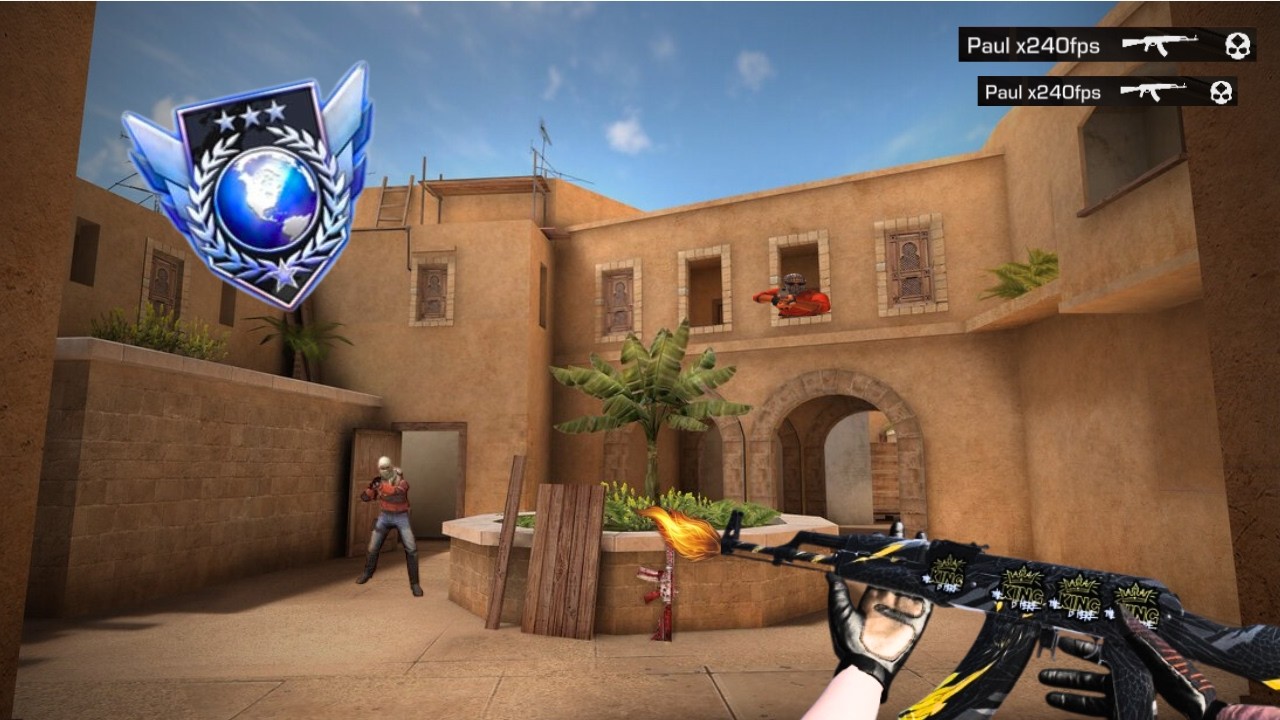 A tough match of standoff 2 against friends