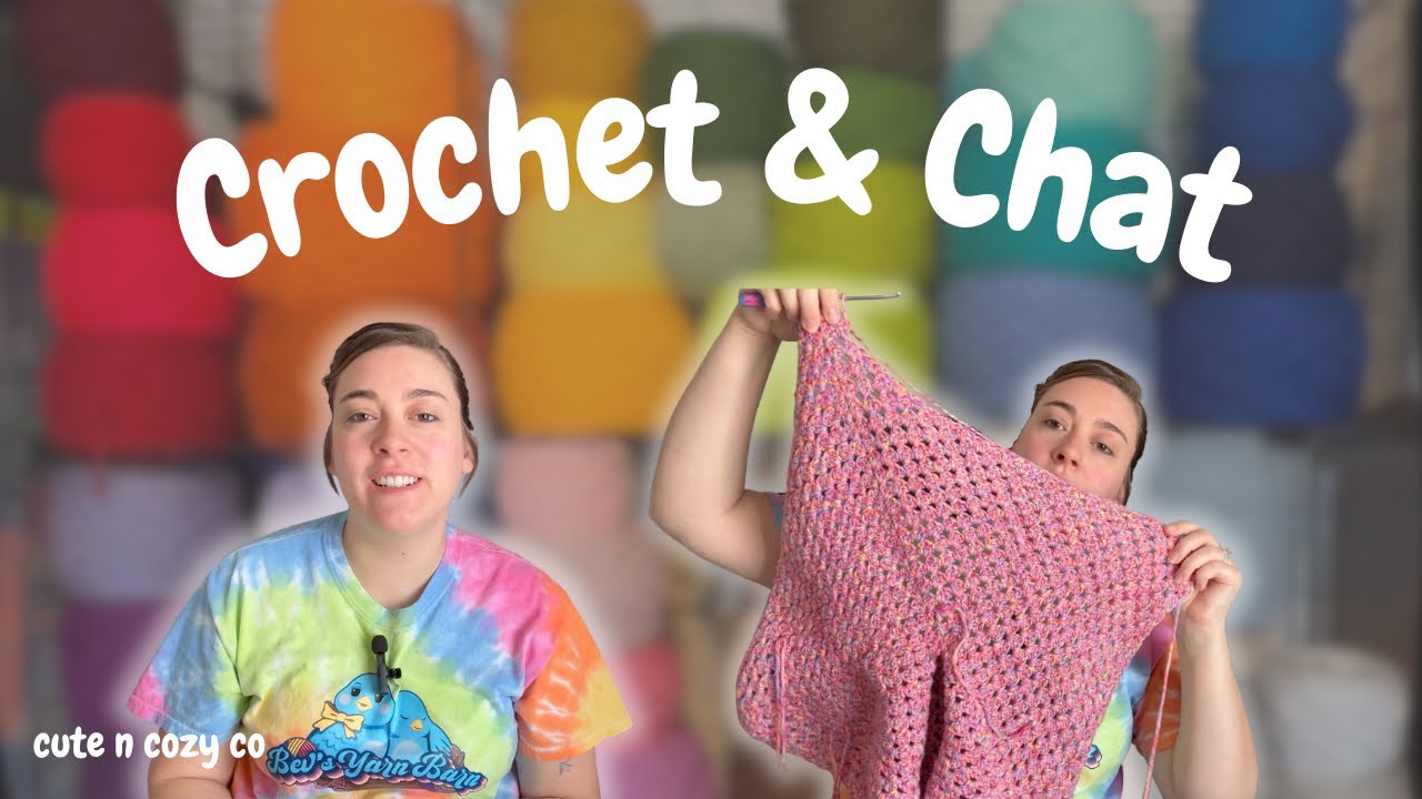 Я вернулась! Давайте повяжем крючком и поболтаем 🧶 | Милый и уютный видеоблог