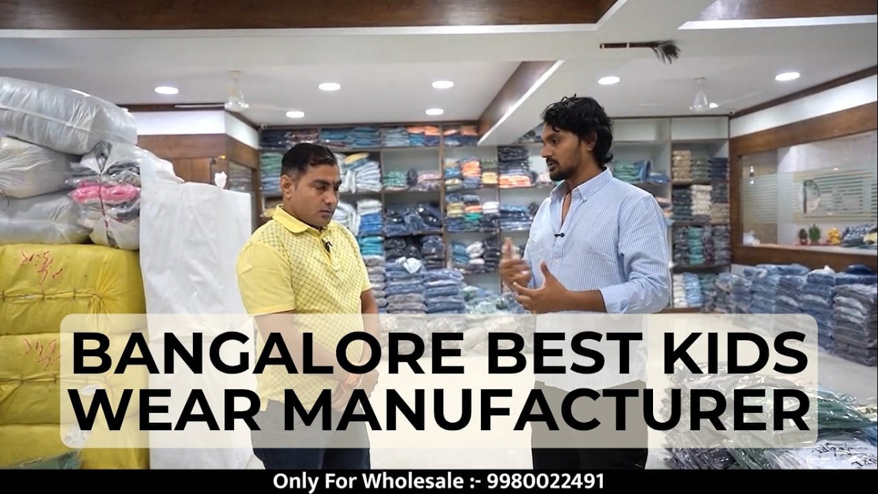 LARGEST KIDS WEAR MANUFACTURER & WHOLESALER IN BANGALORE|TRENDING KIDS WEAR 2026
