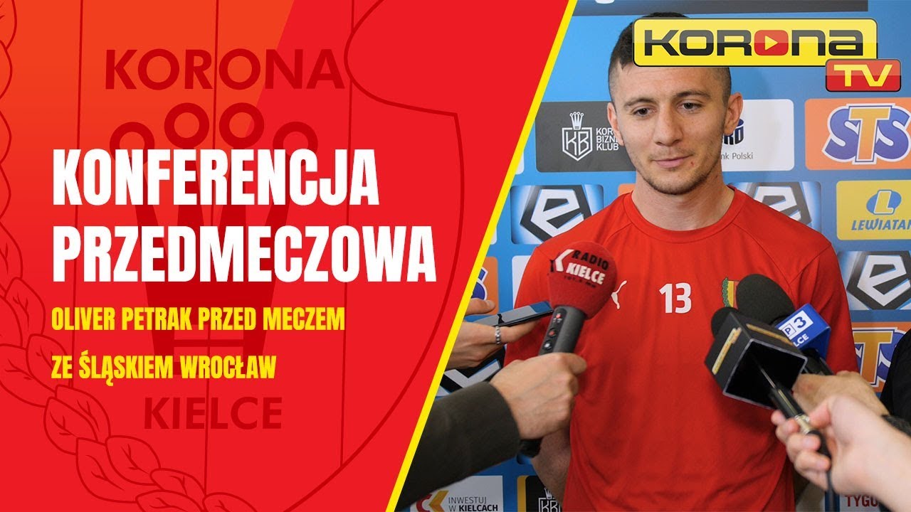 Oliver Petrak przed Śląskiem Wrocław (18.04.2019 r.)