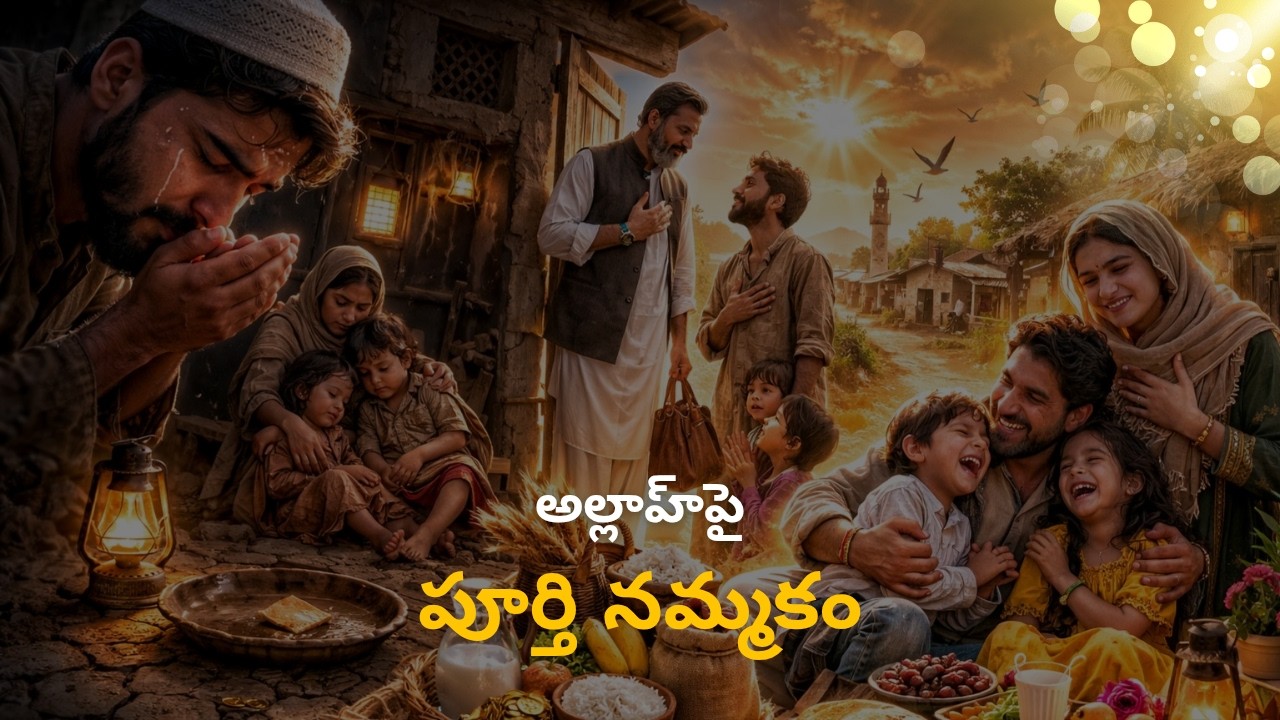 పేదరికం కానీ ఇమాన్ బలంగా | తవక్కుల్ పై గొప్ప కథ | Islamic Story Telugu #IslamicStory#TeluguIslamic