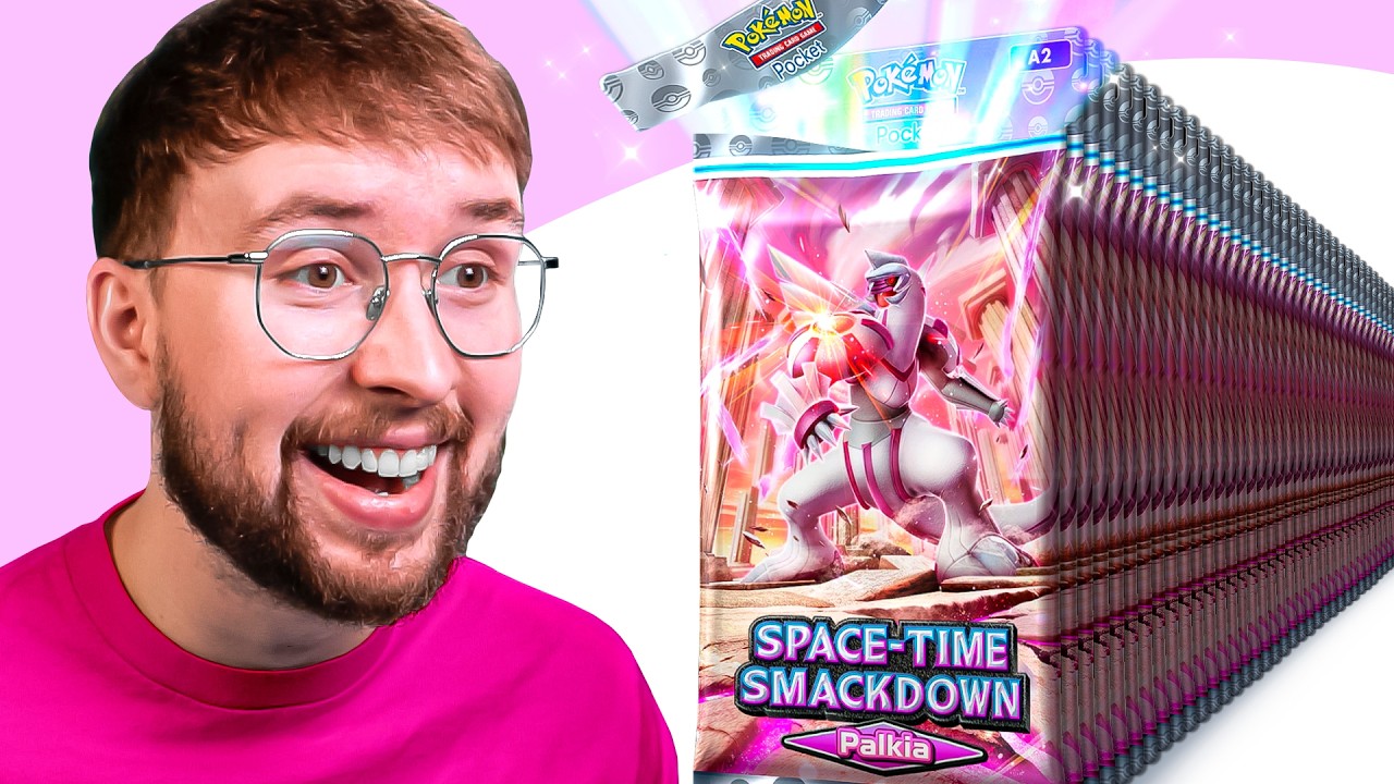 I Opened 100 Palkia Packs of Space-Time Smackdown!