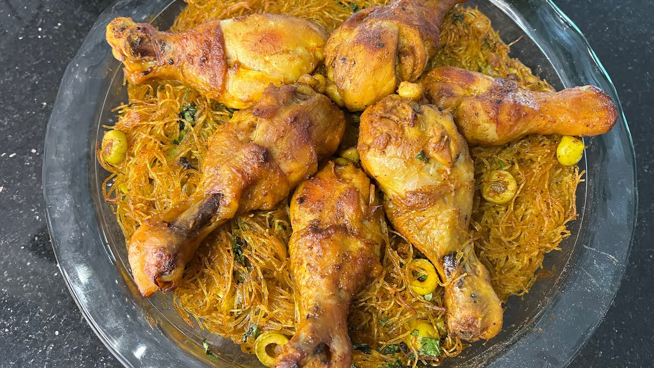 وجبة سريعة ولذيذة للغداء أو عشاء الشعرية الصينية والدجاج 😋😋😋