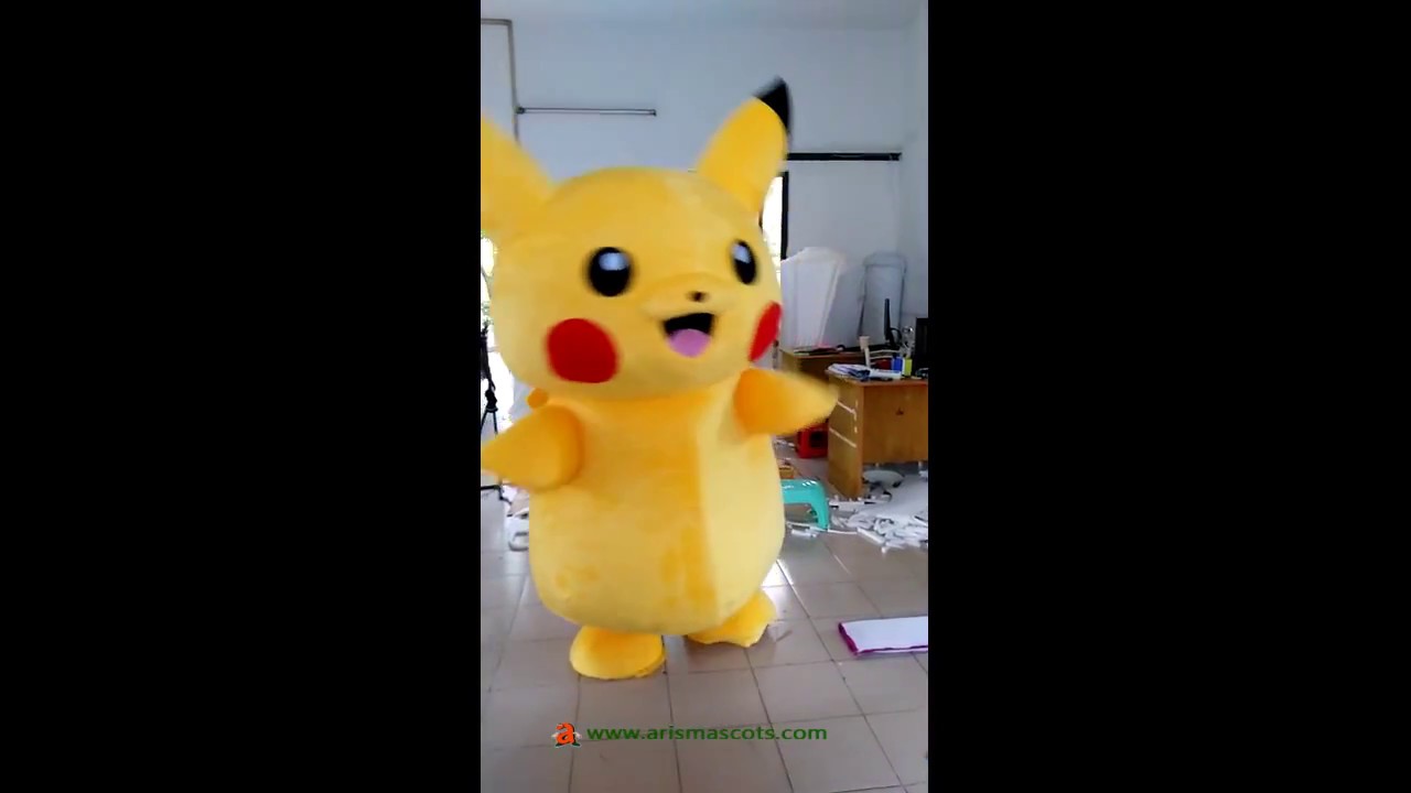 Pikachu suit Pok&eacute;mon Go mascot costume for sale-pikachu mascot costume-pikachu mascot suit