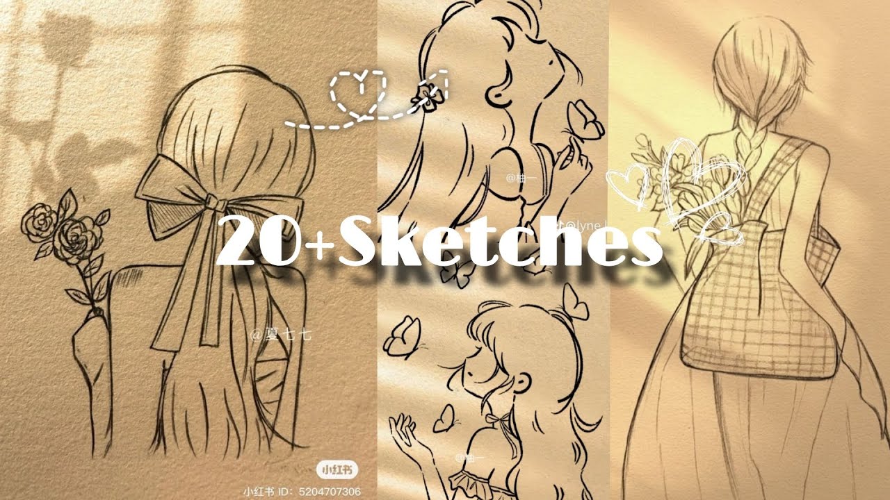 🌷20+Sketches Ideas 🫶🏼🤍@MoonlitCutz #drawing #sketch #aestheic #fypシ゚viral #viral #trending #video 
