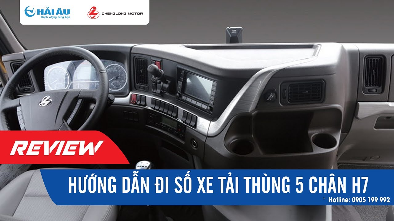 Chenglong Hải Âu - Hướng Dẫn Cách Đi Số Xe Chenglong Tải Thùng 5 Chân Cơ Bản - LH 0905199992