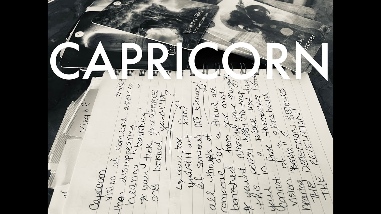 Capricorn. You Avoided Some Serious Karma, Took Your Essence&Banished Yourself From The'Glass House'