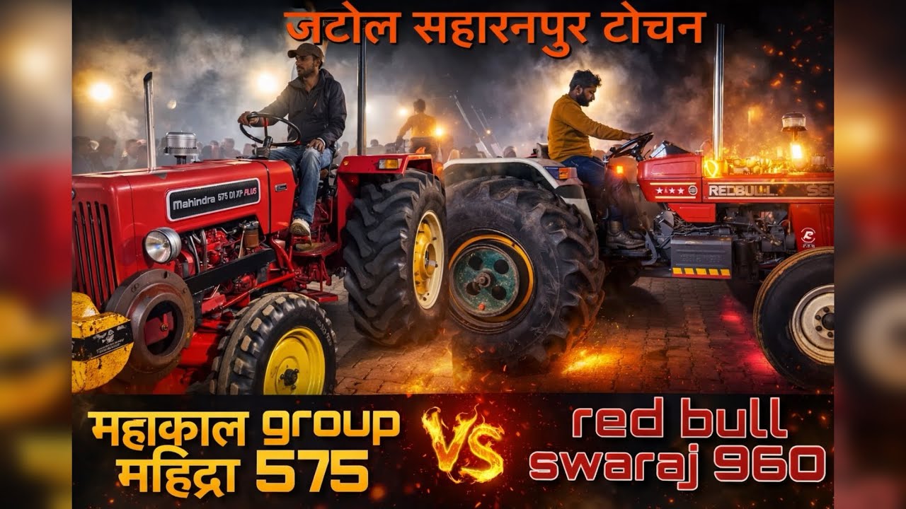 महाकाल group महिंद्रा 575 vs/ red bull स्वराज 960 jatol Saharanpur tochan turnament 🚜🚜