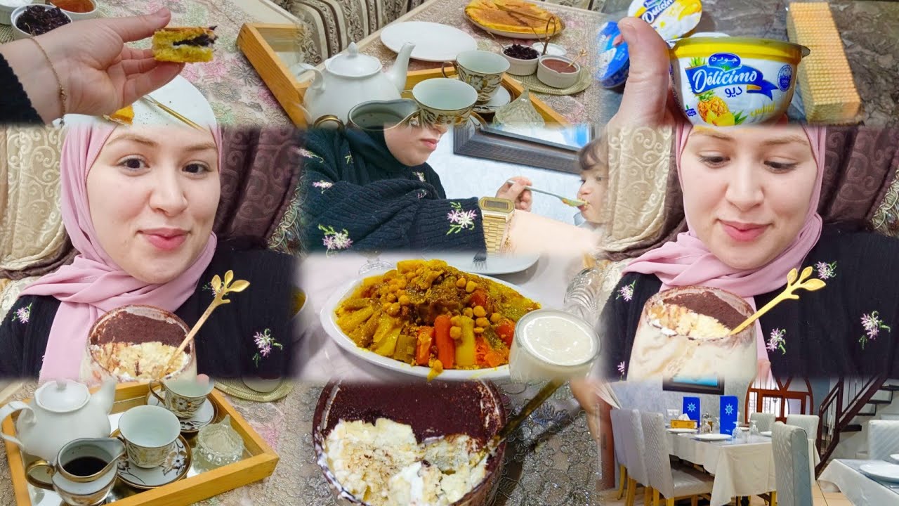 مشيت عند ماما ♥️صدقنا معروضين للغدا ✅ تحلية على طريقتي 🍯