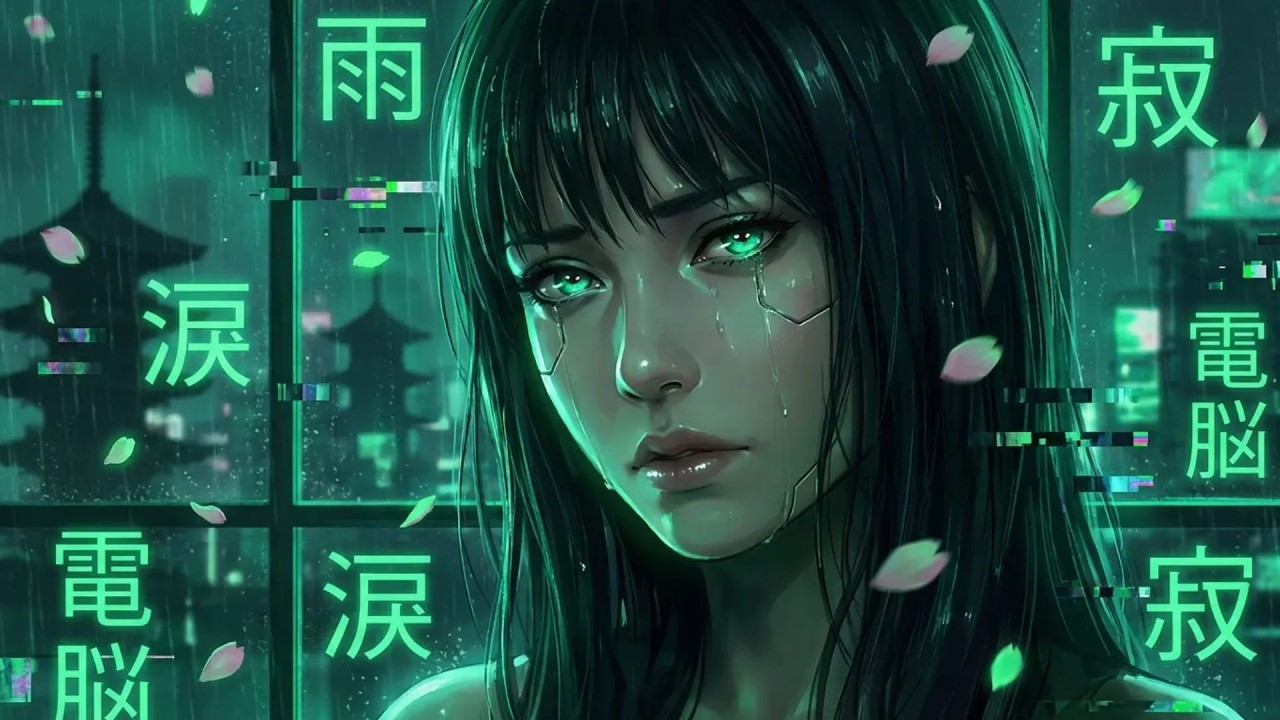 Jade Requiem | Original Dark Electronic Album | 1 Hour of Cyberpunk Ambient Music