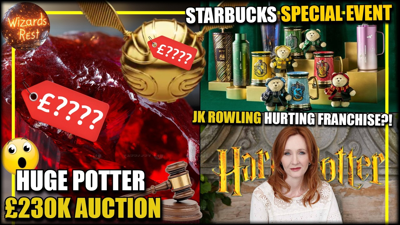 £230k Harry Potter Auction for On-Screen Props & Starbucks Special Event