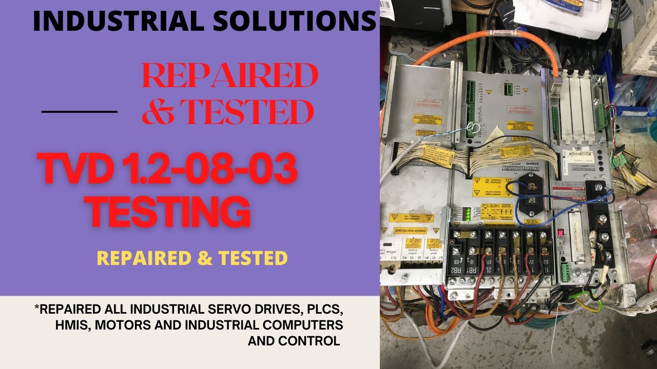 TVD 1.2- 08- 03 INDRAMAT POWER SUPPLY ***REPAIRED & TESTED***