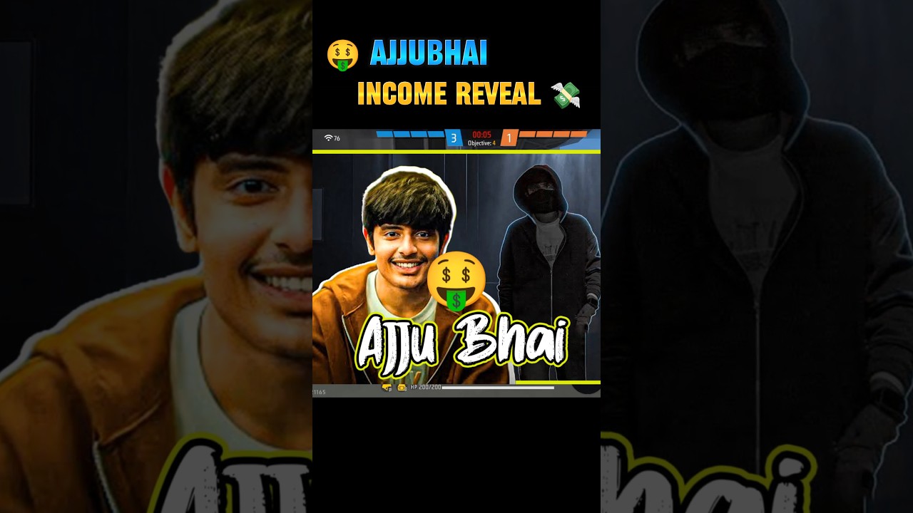 Ajjubhai income reveal 💸 @dcjod @TotalGaming093