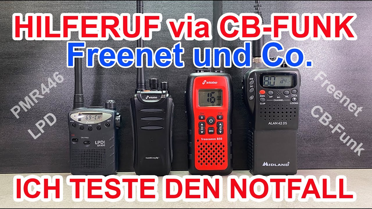 Notfunk: Kommunikation im Katastrophenfall & Blackout mit Handfunkgeräten. TEIL1