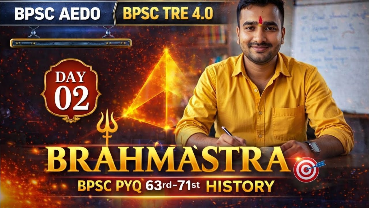 BPSC TRE 4 & BPSC AEDO 2026 | GK GS Important Questions | Static GK | Bihar Teacher  Latest Update