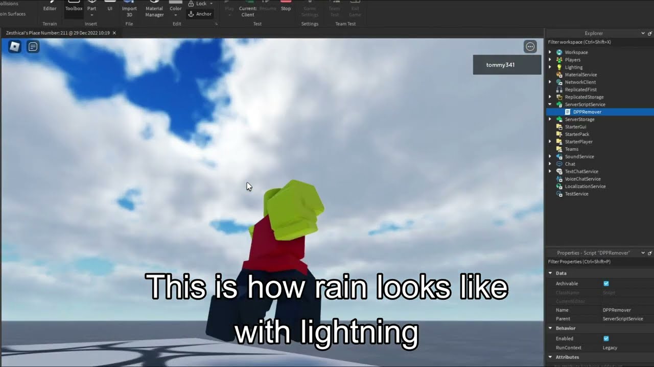 How To Make A Weather Cycle System [Roblox Studio] READ DESCRIPTION