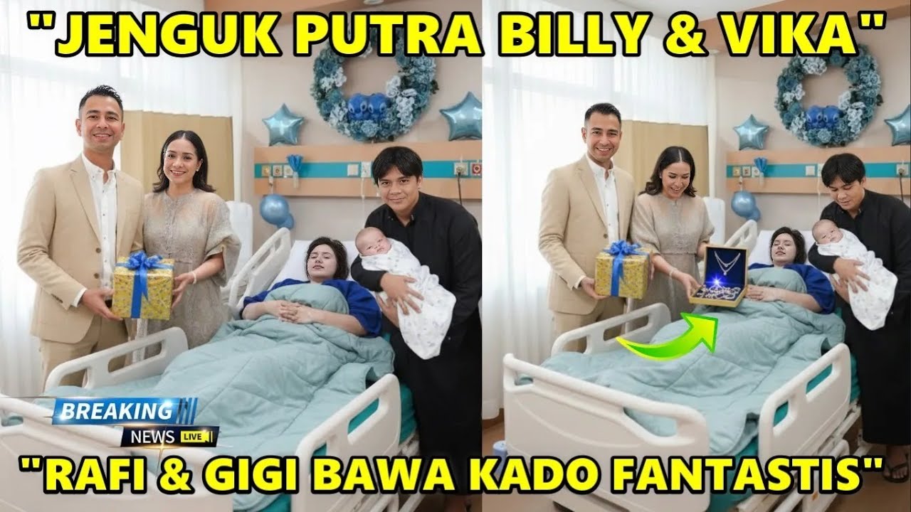Raffi dan Nagita Bawa Kado untuk Baby Bilvik, Anak Billy dan Vika Kolesnaya, Isinya Bikin Takjub