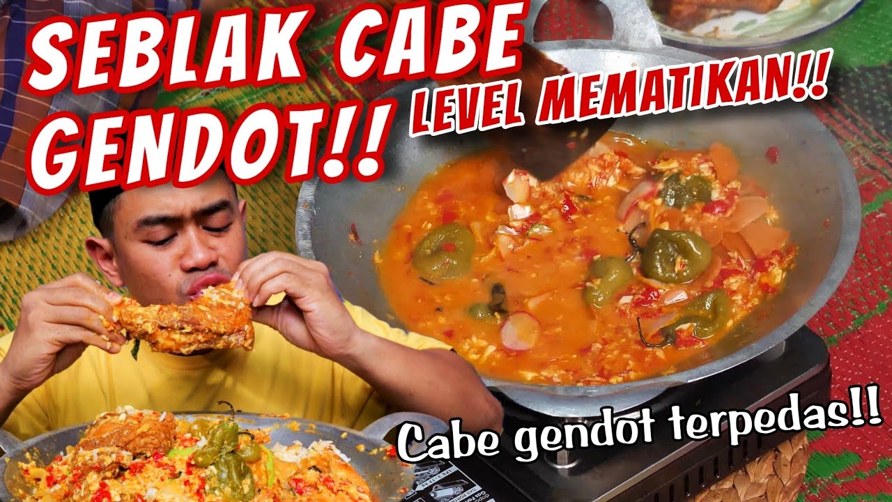 MUKBANG SEBLAK CABE GENDOT ALA ANAK KOSAN!!