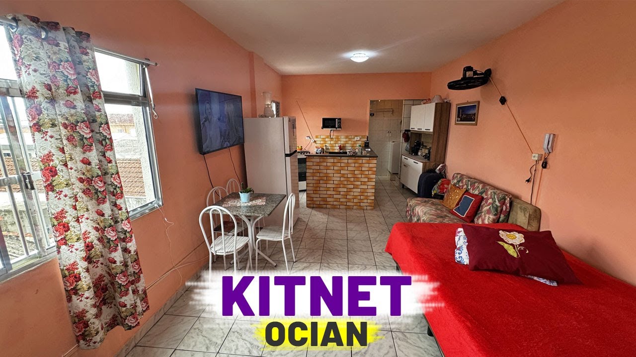 DSL182 🌅 Kitnet no bairro Ocian em Praia Grande SP. @Michel Corretor de Imóveis