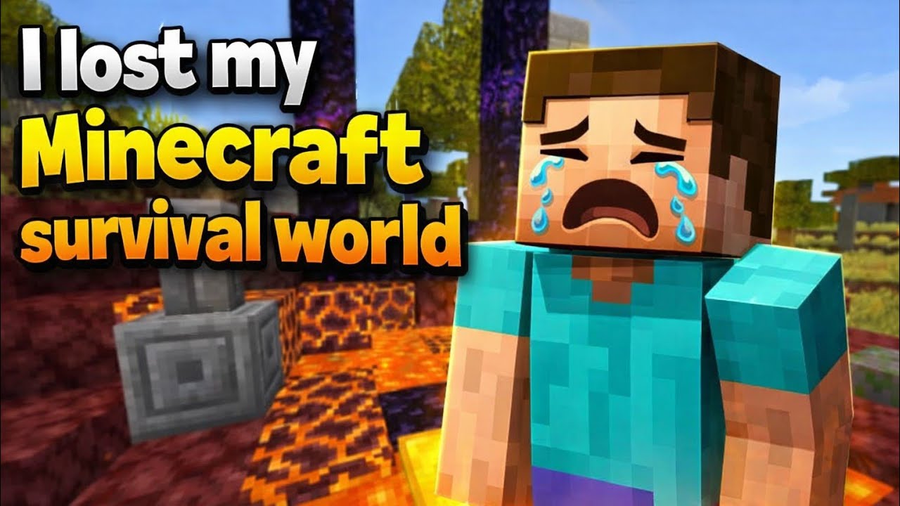 I Lost My Minecraft Survival World 😭💔
