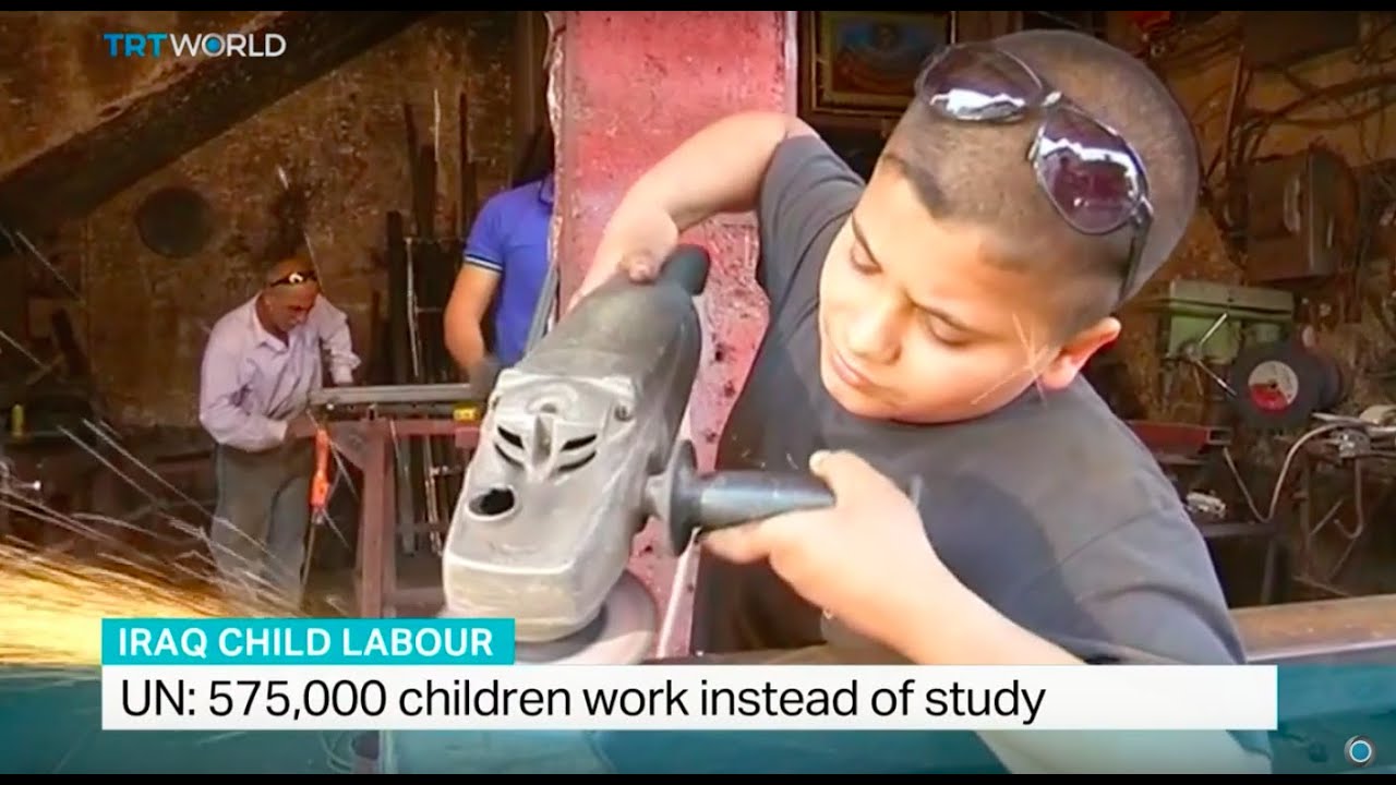 575,000 chidren in Iraq work instead of study