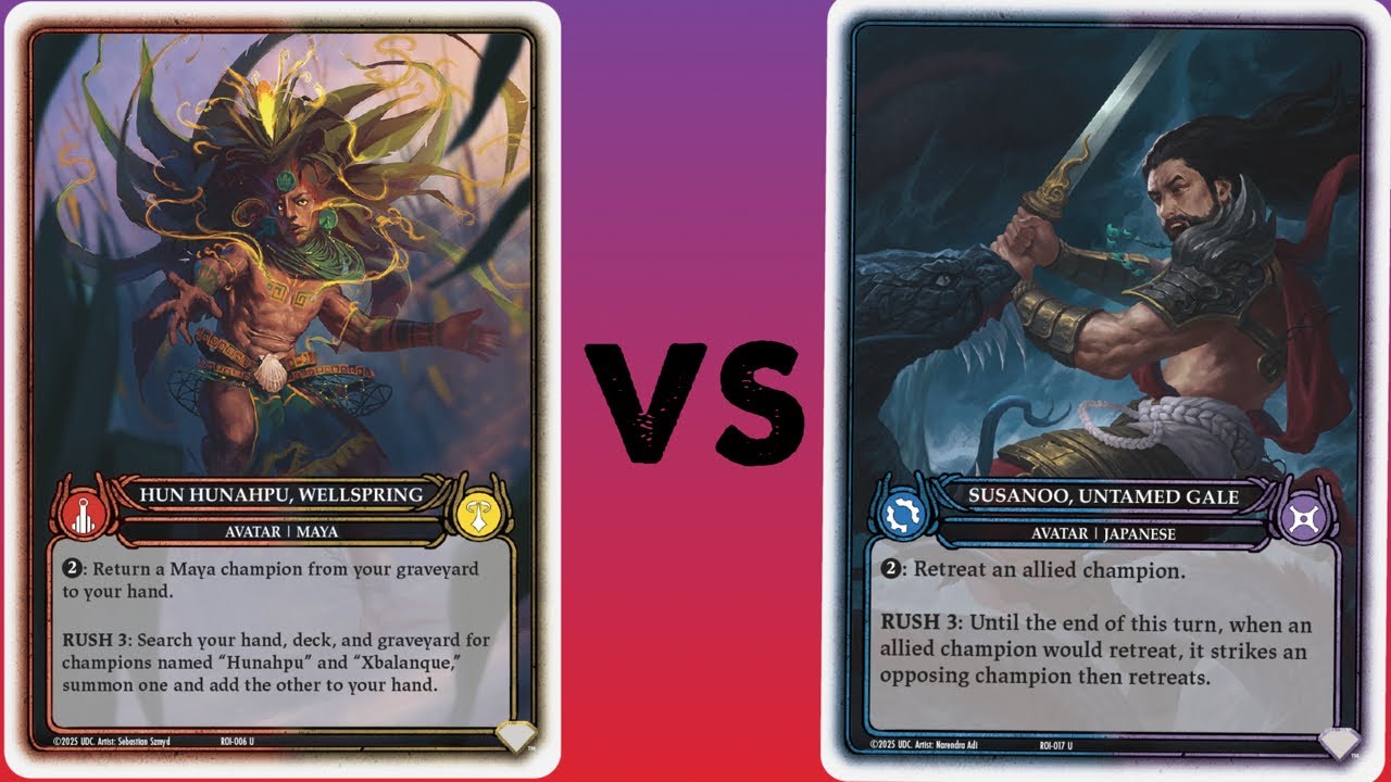 RUSH OF IKORR GAMEPLAY: Hun Hunahpu VS Susanoo!!!