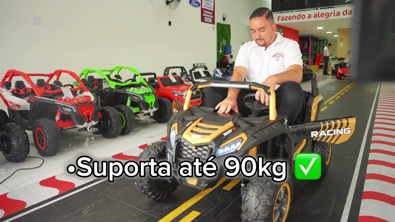 Buggy Elétrico Infantil UTV Racing 2000 - Por: Concessionária Infantil Diamond Car Elétricos
