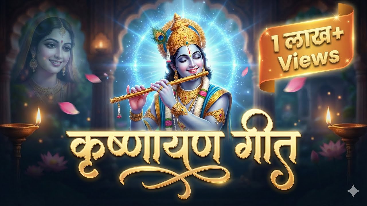 कृष्णायण गीत ॰ बाल लीला से गीता उपदेश तक कृष्ण भक्ति का दिव्य श्रृंगार । कृष्ण लीला के भक्ति मणका ।।