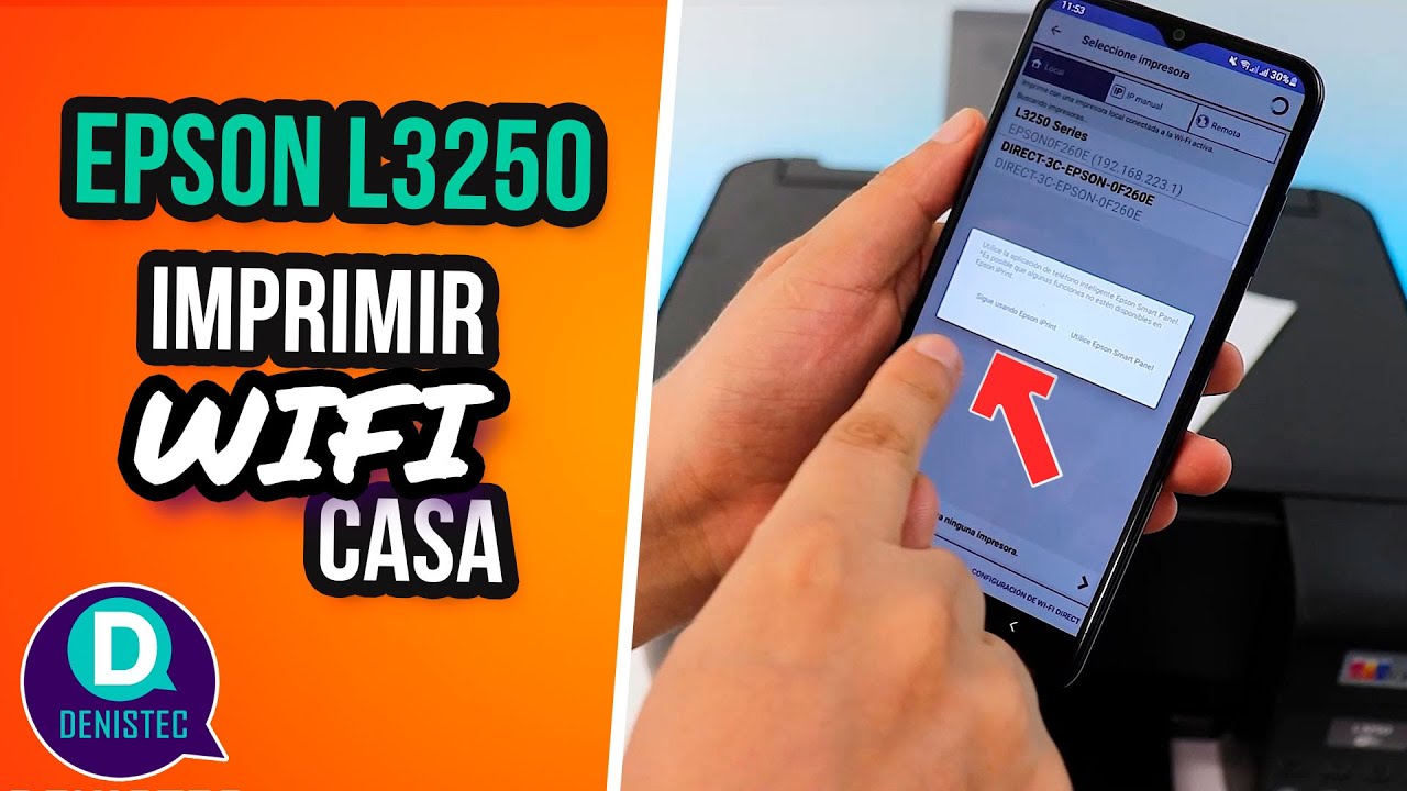 Epson L3250 | Imprimir desde el celular usando Wifi de Casa ✅