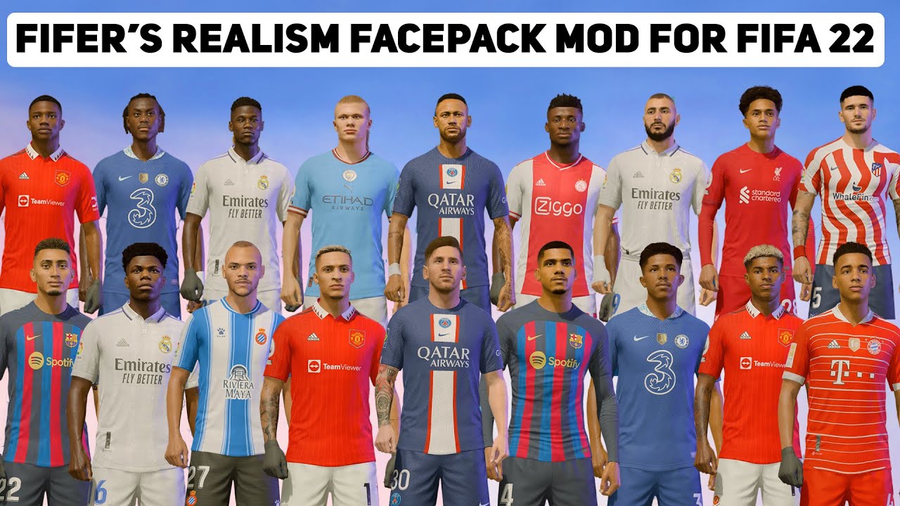 FIFER's Realism Facemod For FIFA 22 X EEP MOD PC