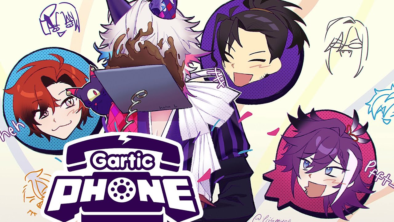 [Gartic Phone] Pre-Gaming with the boys #gavisbettel #holotempus