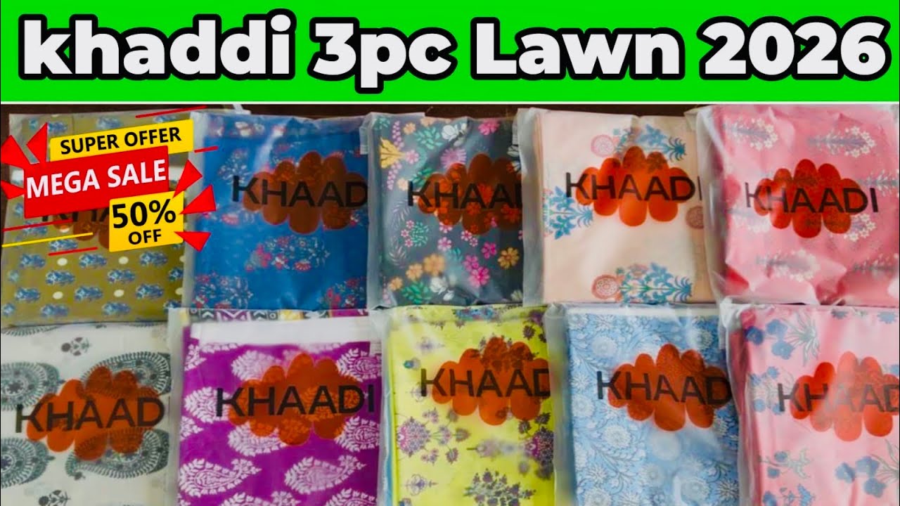 Wholesale Cloth Market in Faisalabad | Khaddi 3 piece Lawn Digital Print | Big Sale 2026 