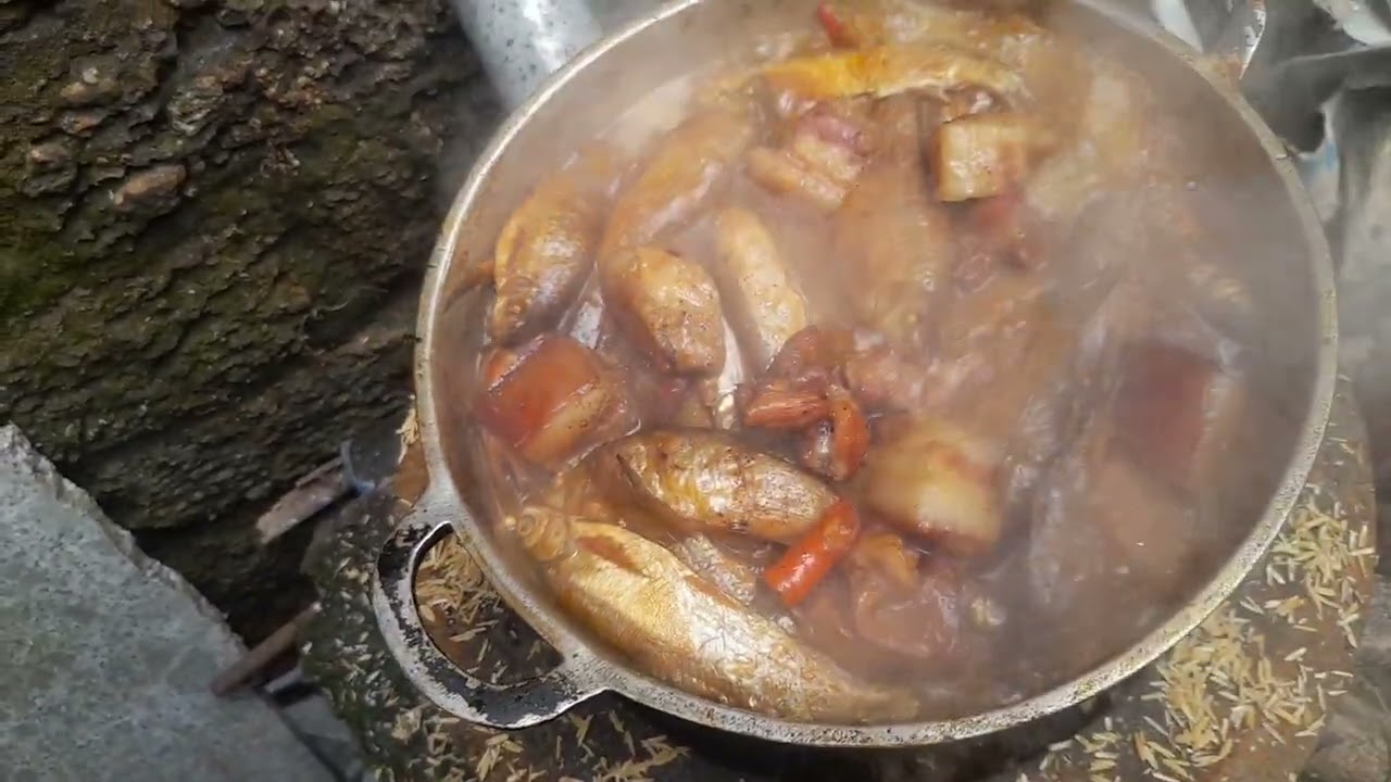 Nồi cá kho  cá câu tự nhiên ăn  dịp  tết cách hướng dẫn làm nồi cá kho ( phần  56)