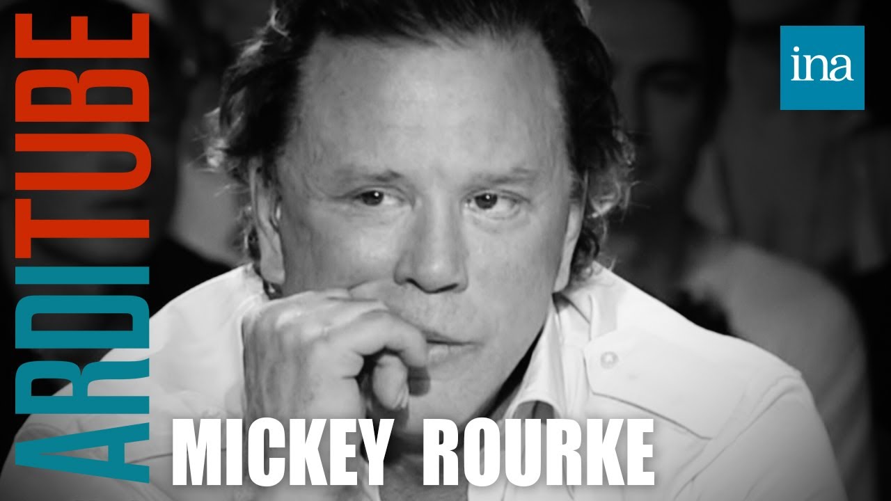 Mickey Rourke se livre sur sa vie à Thierry Ardisson | INA Arditube
