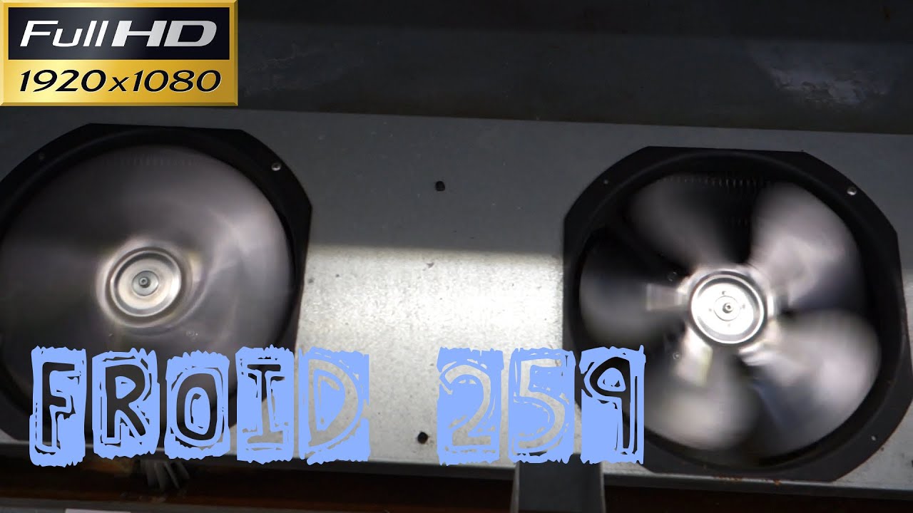 Froid259-Le ventilateur de l'évaporateur de ce meuble positif est mort et pourtant il tourne encore