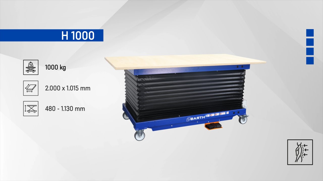 Hubtisch H 1000 von BARTH
