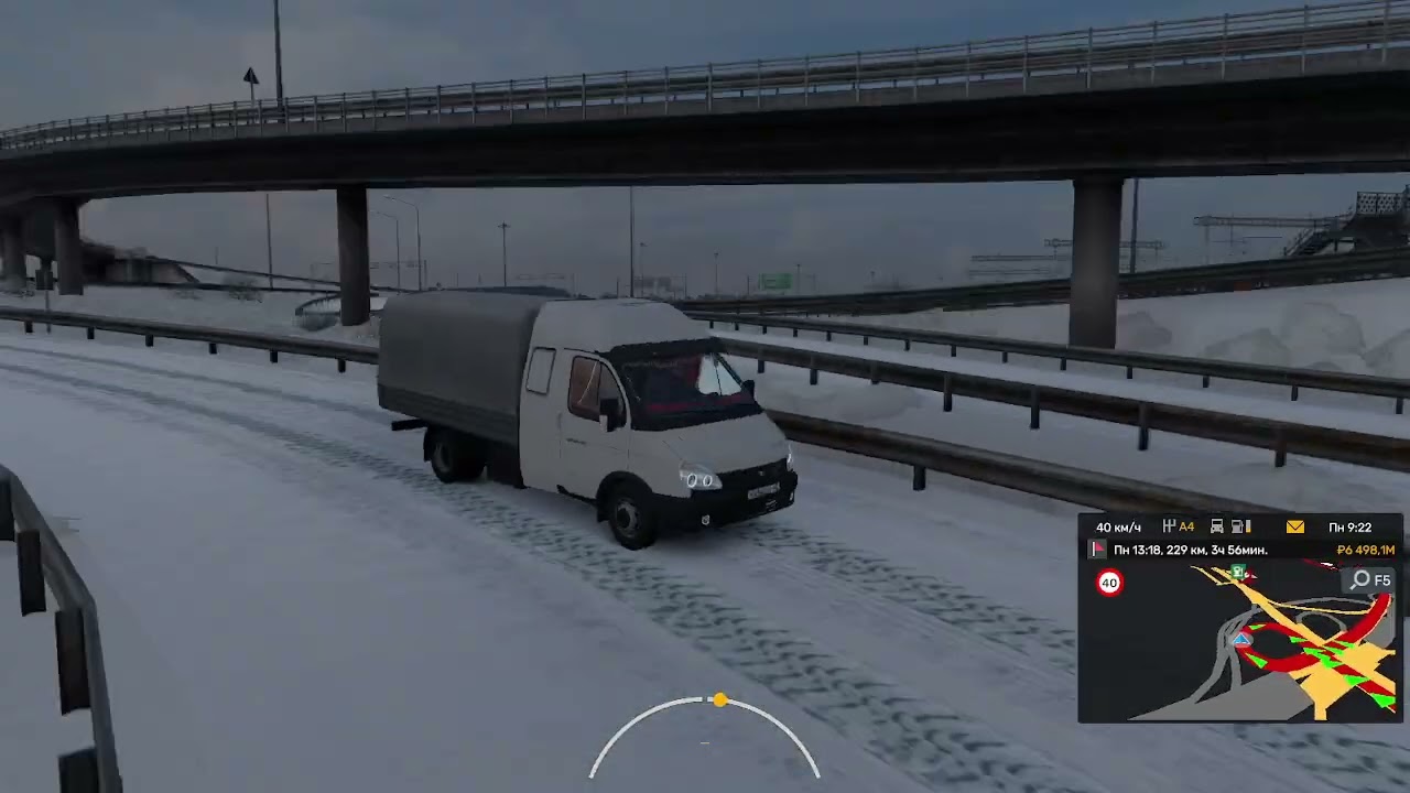 Приключения с GAZелью  /  СПБ-Луга  /  ETS2  /  1.57