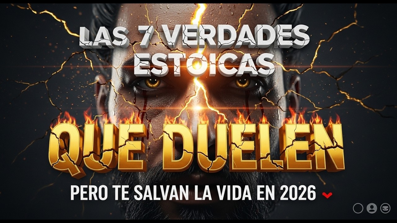 Las 7 VERDADES ESTOICAS que DUELEN pero te SALVAN la Vida en 2026 😡💥🏛️