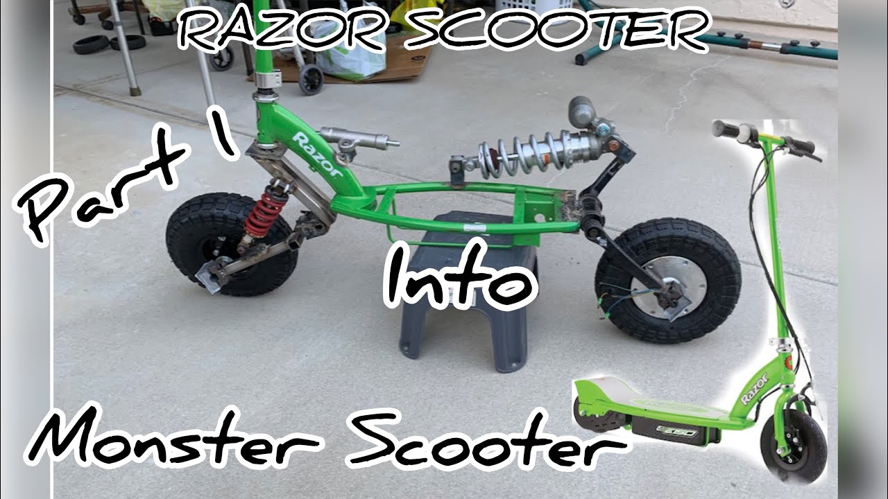 Cheap build dual shock electric scooter | Part 1