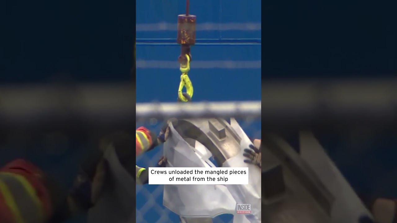 Debris From Imploded Titan Sub Brought Ashore #shorts