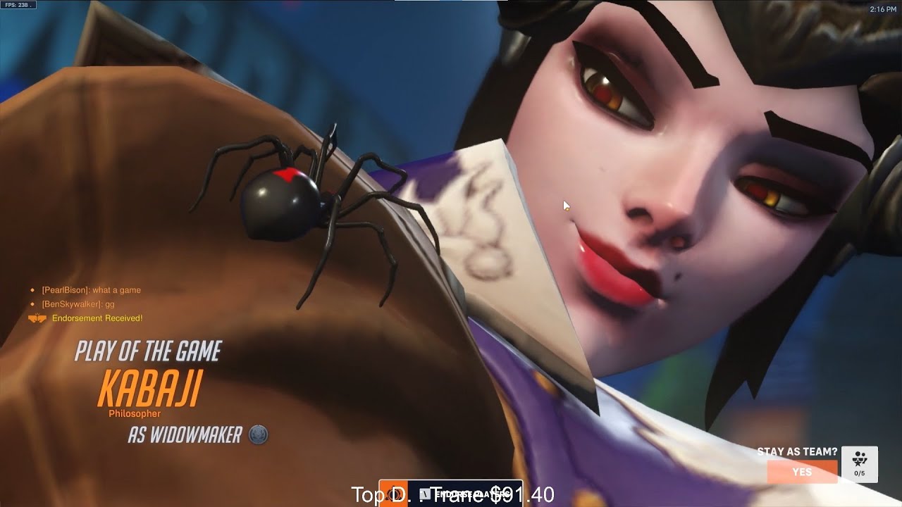 POTG! KABAJI WIDOW + SOLDIER 76 + SOMBRA + TRACER OVERWATCH 2 SEASON 7 GAMEPLAY