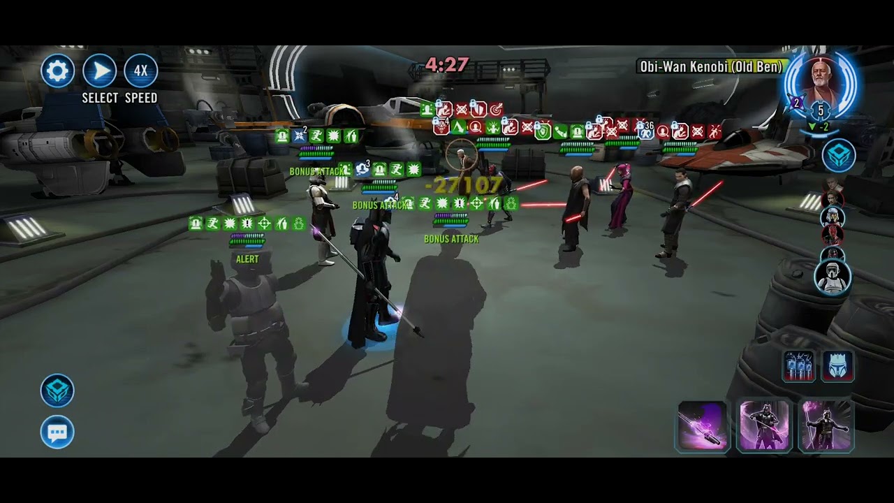 SWGOH GAC 5v5 Imperial Remnants with Moff Gideon DC vs Stranger with FDC