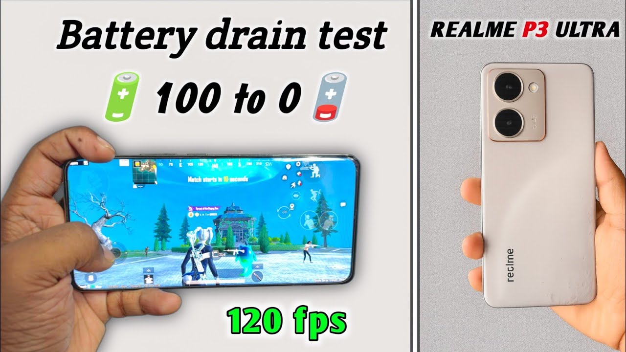 Realme p3 ultra battery drain test, 100 to 0 | Full Review   | TeamsrtOp