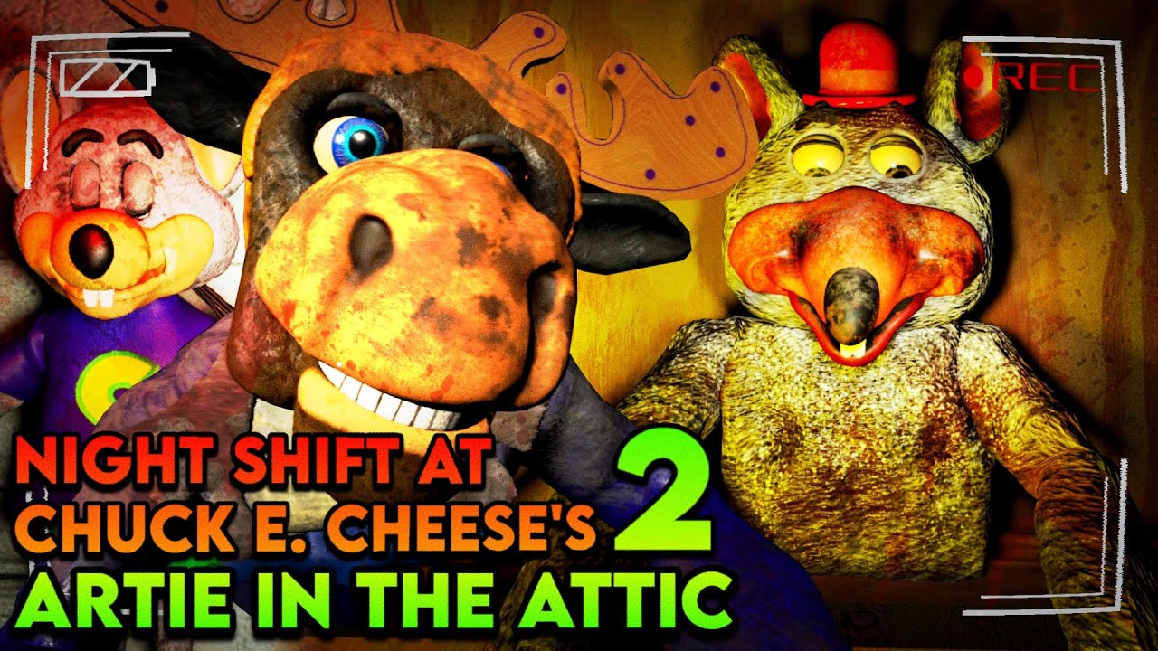 Night Shift at Chuck E. Cheese 2 - Artie in the Attic [Full Walkthrough] - Roblox