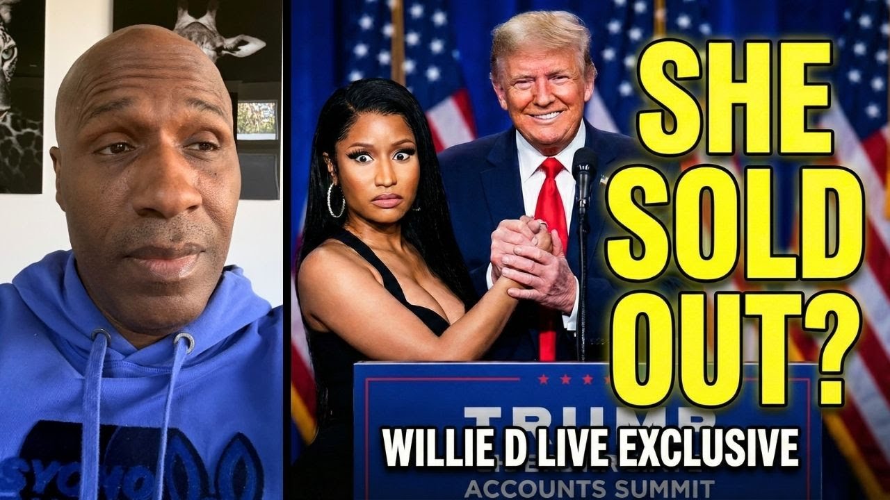 Nicki Minaj GLAZE Trump & Hold Hands at Event