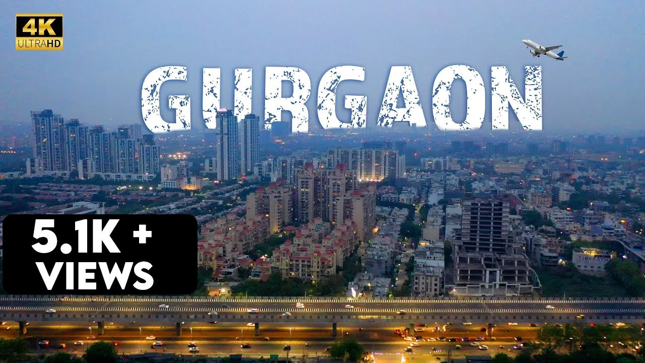 Gurgaon Drone View I 4k Drone Video I  Gurgaon City | Emerging IT hub of India | Delhi Ncr 2023 🇮🇳