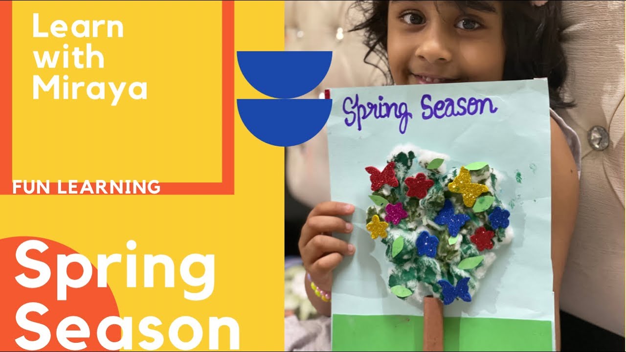 Spring Season || easy Lines on Spring Season in English || My favorite season essay|| craft