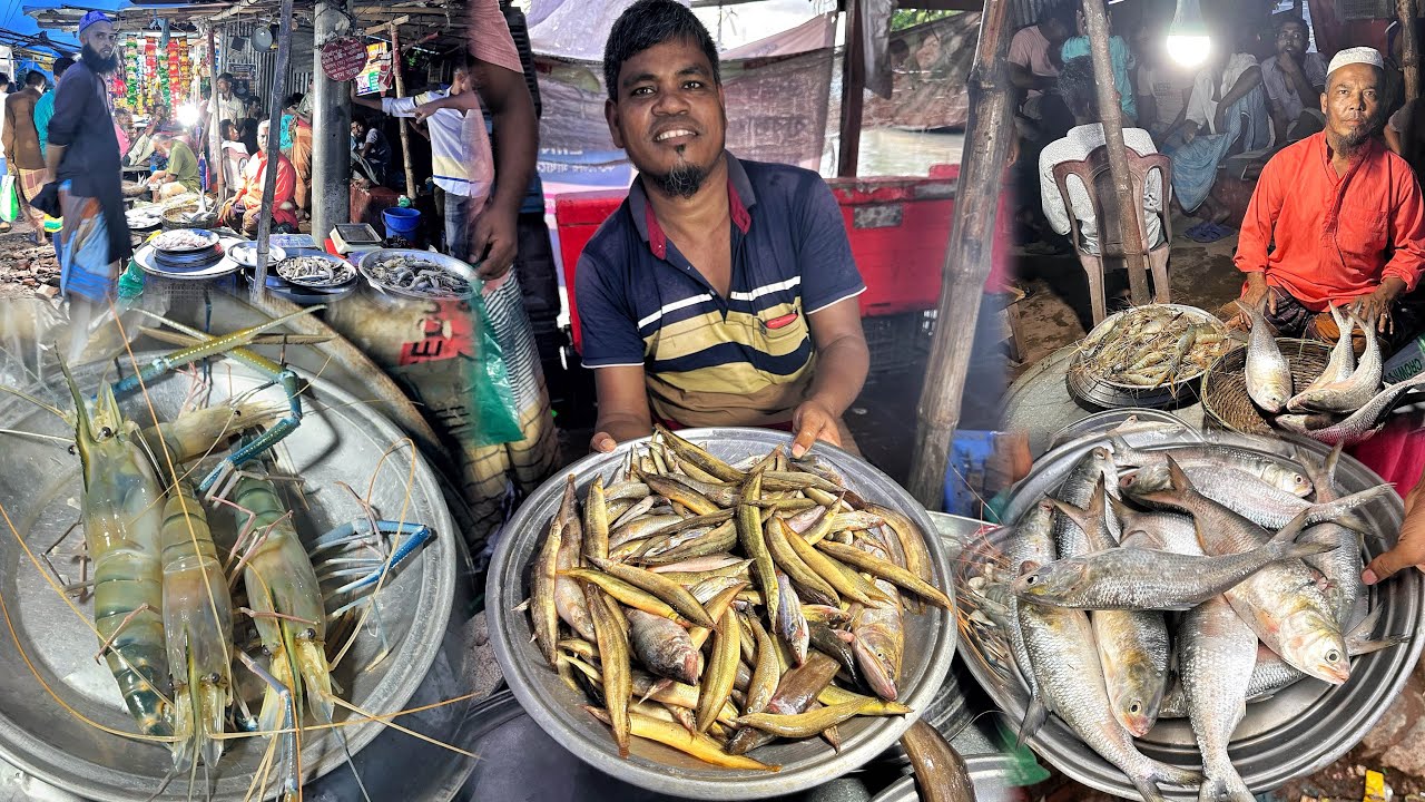 নদীর মাছ ডাকে কিনলাম কাউয়ার চড় থেকে - ৬ টা ডাক জিতে নিলাম 🔥 বিশাল সাইজের নদীর চিংড়ি, ইলিশ, বাইম 🤩