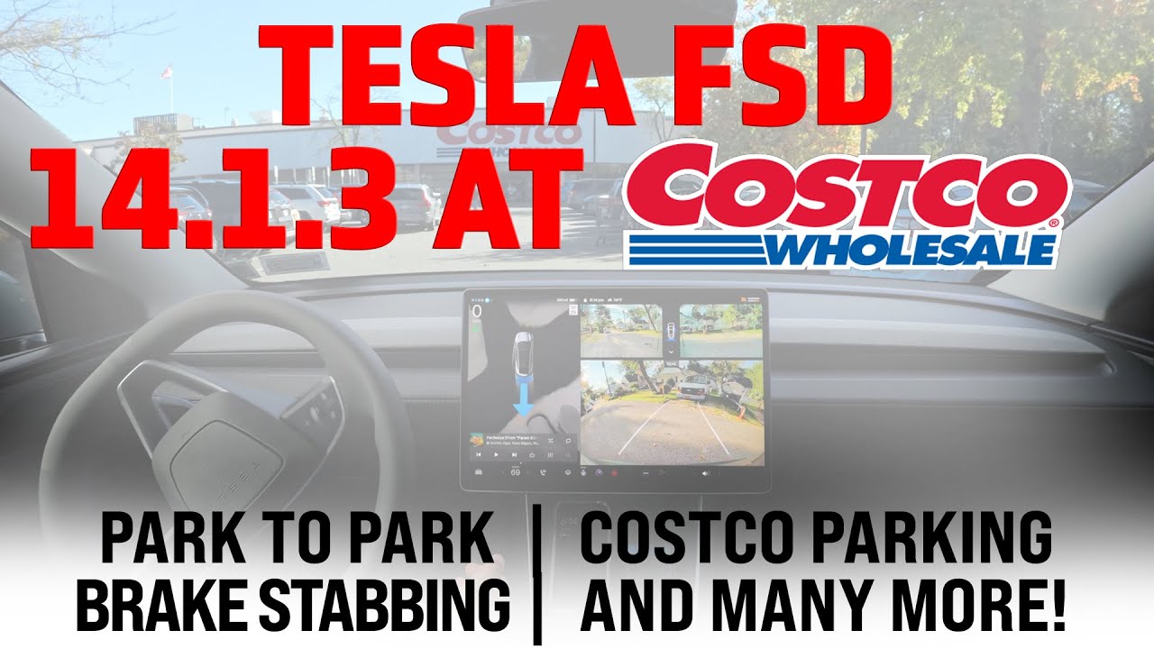 Tesla FSD V14.1.3 | Can it handle Costco?