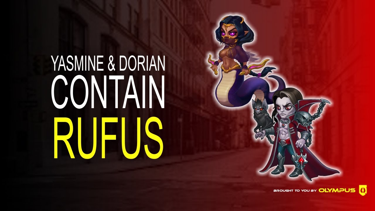 HERO WARS GAMEPLAY | YASMINE/DORIAN  VS TEAM RUFUS!!!